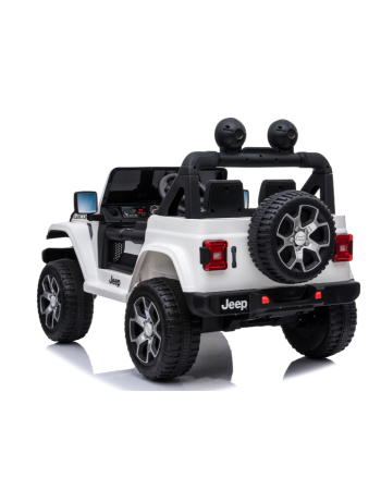 Ηλεκτροκίνητο Παιδικό Αυτοκίνητο Licensed Wrangler Rubicon Διθέσιο 12v Λευκό 