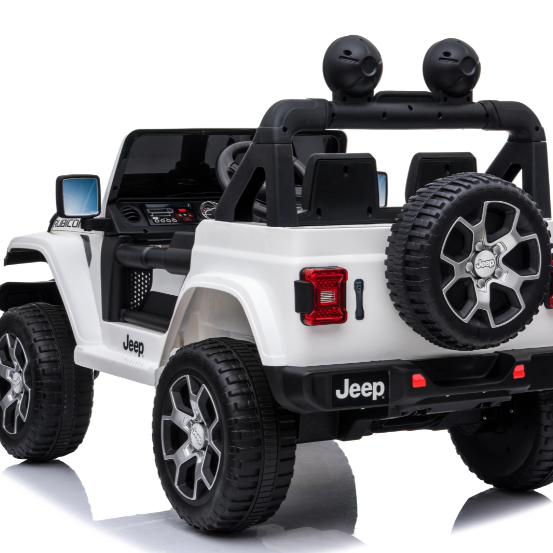 Ηλεκτροκίνητο Παιδικό Αυτοκίνητο Licensed Wrangler Rubicon Διθέσιο 12v Λευκό 