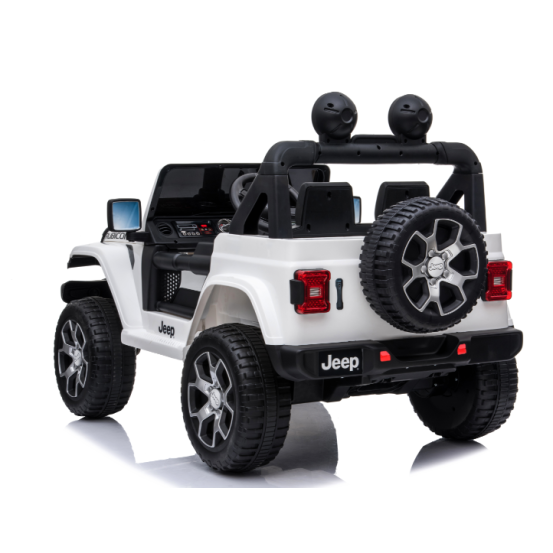 Ηλεκτροκίνητο Παιδικό Αυτοκίνητο Licensed Wrangler Rubicon Διθέσιο 12v Λευκό Ηλεκτροκίνητο Παιδικό Αυτοκίνητο Licensed Wrangler Rubicon Διθέσιο 12v Λευκό