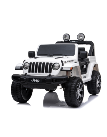 Ηλεκτροκίνητο Παιδικό Αυτοκίνητο Licensed Wrangler Rubicon Διθέσιο 12v Λευκό 