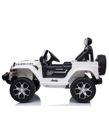 Ηλεκτροκίνητο Παιδικό Αυτοκίνητο Licensed Wrangler Rubicon Διθέσιο 12v Λευκό 