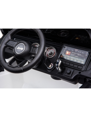 Ηλεκτροκίνητο Παιδικό Αυτοκίνητο Licensed Wrangler Rubicon Διθέσιο 12v Λευκό 