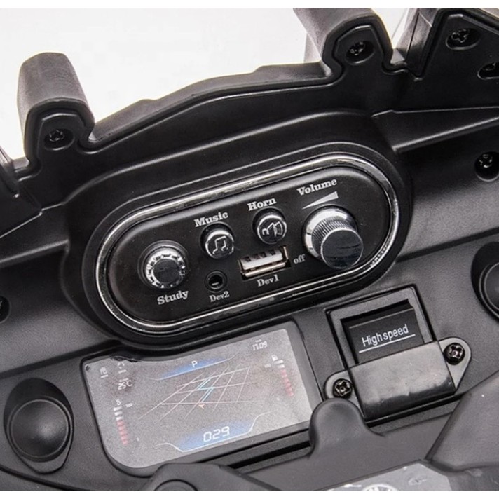 Ηλεκτροκίνητη παιδική μηχανή Διθέσια Licensed BMW F850 GS Police με ελαστικά EVA Λευκή Ηλεκτροκίνητη παιδική μηχανή Διθέσια Licensed BMW F850 GS Police με ελαστικά EVA Λευκή