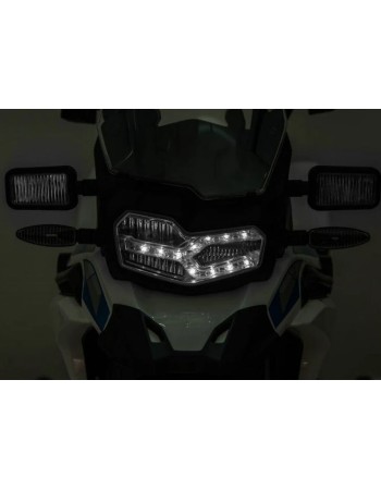 Ηλεκτροκίνητη παιδική μηχανή Διθέσια Licensed BMW F850 GS Police με ελαστικά EVA Λευκή