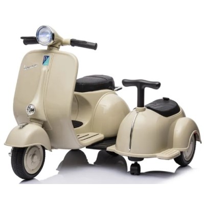 Ηλεκτροκίνητη παιδική Vespa Licensed 150 VL1T 6V σε μπεζ