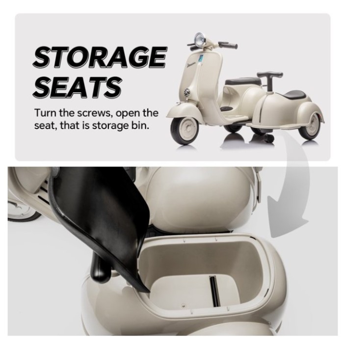 Ηλεκτροκίνητη παιδική Vespa Licensed 150 VL1T 6V σε πράσινο Ηλεκτροκίνητη παιδική Vespa Licensed 150 VL1T 6V σε πράσινο