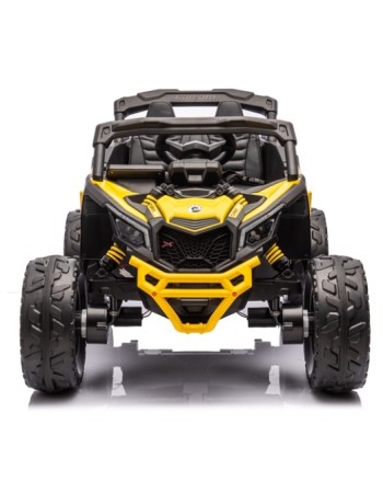 Ηλεκτροκίνητο παιδικό αυτοκίνητο Licensed Can AM Maverick UTV 12V σε κίτρινο