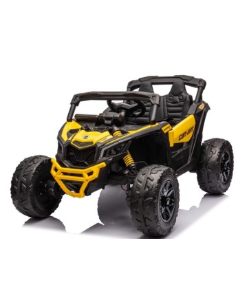 Ηλεκτροκίνητο παιδικό αυτοκίνητο Licensed Can AM Maverick UTV 12V σε κίτρινο