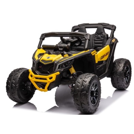 Ηλεκτροκίνητο παιδικό αυτοκίνητο Licensed Can AM Maverick UTV 12V σε κίτρινο Ηλεκτροκίνητο παιδικό αυτοκίνητο Licensed Can AM Maverick UTV 12V σε κίτρινο