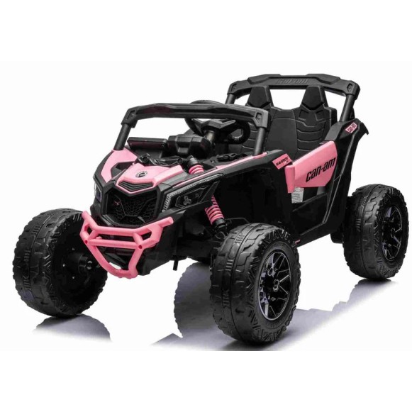 Ηλεκτροκίνητο παιδικό αυτοκίνητο Licensed Can AM Maverick UTV 12V σε ροζ