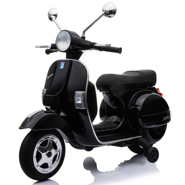 Ηλεκτροκίνητη Παιδική Vespa Licensed Piaggio Vintage 12V Μαύρη  Ηλεκτροκίνητη Παιδική Vespa Licensed Piaggio Vintage 12V Μαύρη