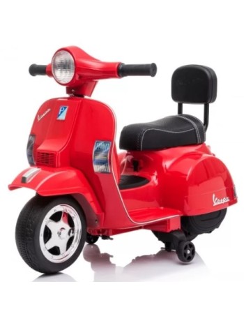 Ηλεκτροκίνητη παιδική Vespa Licensed PX150 6V σε κόκκινο 