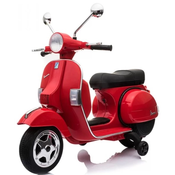 Ηλεκτροκίνητη Παιδική Vespa Licensed Piaggio Vintage 12V Κόκκινη  Ηλεκτροκίνητη Παιδική Vespa Licensed Piaggio Vintage 12V Κόκκινη