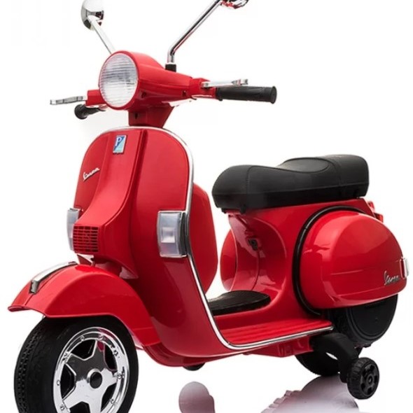 Ηλεκτροκίνητη Παιδική Vespa Licensed Piaggio Vintage 12V Κόκκινη  Ηλεκτροκίνητη Παιδική Vespa Licensed Piaggio Vintage 12V Κόκκινη