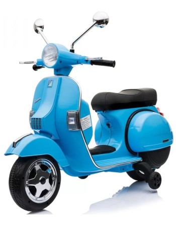Ηλεκτροκίνητη Παιδική Vespa Licensed Piaggio Vintage 12V Μπλε 