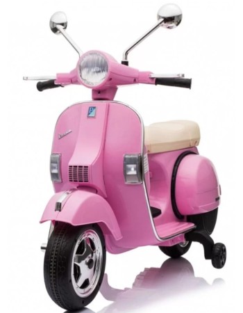 Ηλεκτροκίνητη Παιδική Vespa Licensed Piaggio Vintage 12V Ροζ 