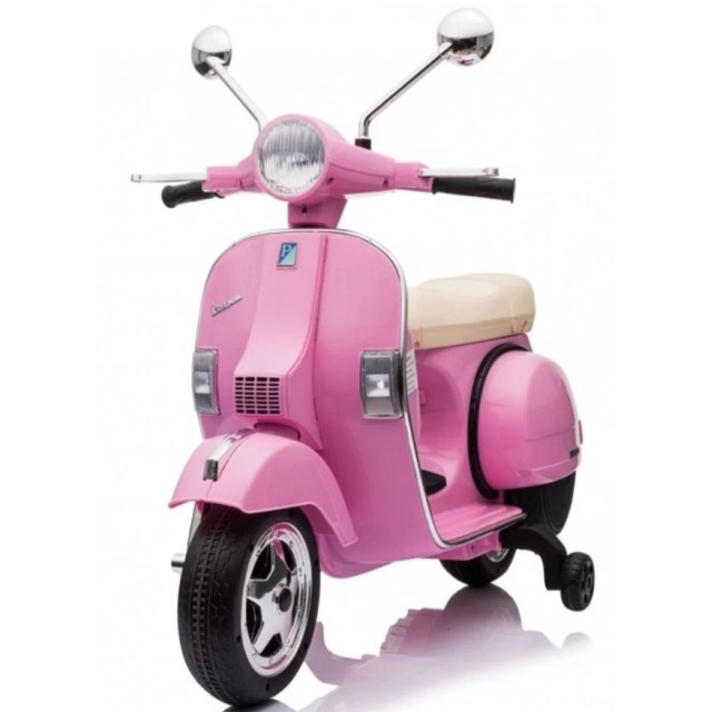Ηλεκτροκίνητη Παιδική Vespa Licensed Piaggio Vintage 12V Ροζ 