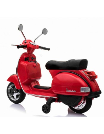 Ηλεκτροκίνητη Παιδική Vespa Licensed Piaggio Vintage 12V Κόκκινη 