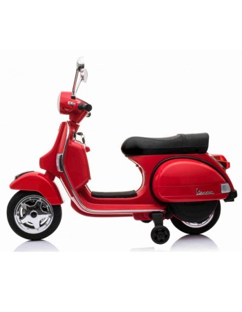 Ηλεκτροκίνητη Παιδική Vespa Licensed Piaggio Vintage 12V Κόκκινη 