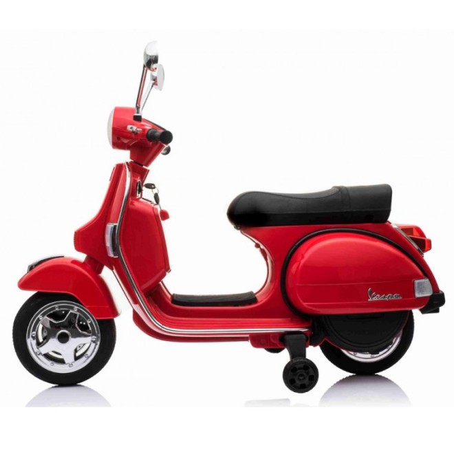 Ηλεκτροκίνητη Παιδική Vespa Licensed Piaggio Vintage 12V Κόκκινη 