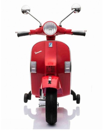 Ηλεκτροκίνητη Παιδική Vespa Licensed Piaggio Vintage 12V Κόκκινη 