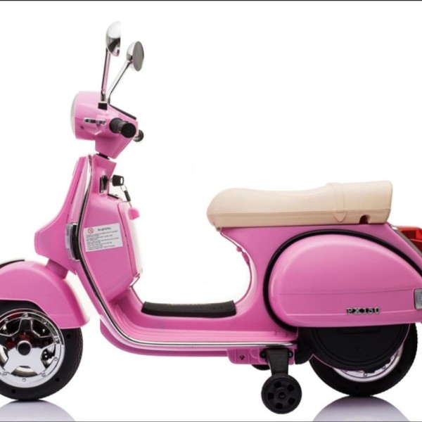 Ηλεκτροκίνητη Παιδική Vespa Licensed Piaggio Vintage 12V Ροζ  Ηλεκτροκίνητη Παιδική Vespa Licensed Piaggio Vintage 12V Ροζ