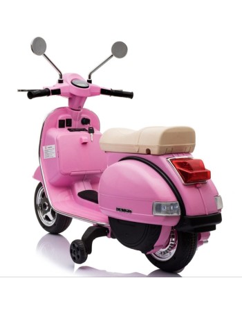 Ηλεκτροκίνητη Παιδική Vespa Licensed Piaggio Vintage 12V Ροζ 