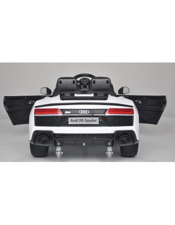 Ηλεκτροκίνητο Παιδικό Αυτοκίνητο Licensed Audi R8 spyder 12V λευκό