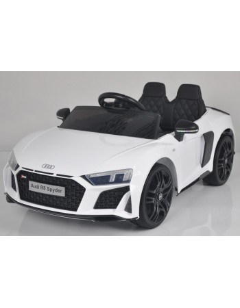 Ηλεκτροκίνητο Παιδικό Αυτοκίνητο Licensed Audi R8 spyder 12V λευκό