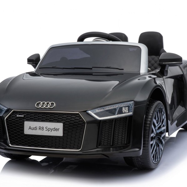 Ηλεκτροκίνητο Παιδικό Αυτοκίνητο Licensed Audi R8 Spyder 12V Μαύρο 