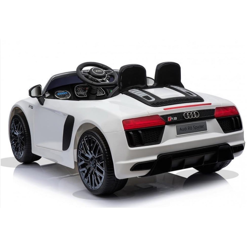 Ηλεκτροκίνητο Παιδικό Αυτοκίνητο Licensed Audi R8 Spyder 12V Λευκό 