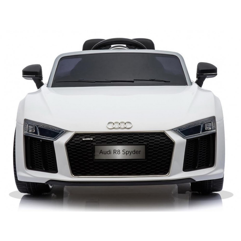 Ηλεκτροκίνητο Παιδικό Αυτοκίνητο Licensed Audi R8 Spyder 12V Λευκό 