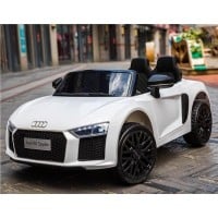 Ηλεκτροκίνητο Παιδικό Αυτοκίνητο Licensed Audi R8 Spyder 12V Λευκό 