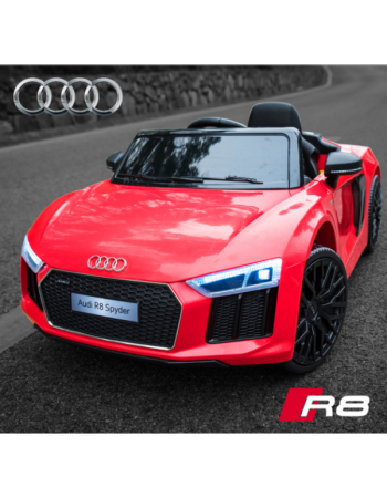 Ηλεκτροκίνητο Παιδικό Αυτοκίνητο Licensed Audi R8 Spyder 12V Κόκκινο