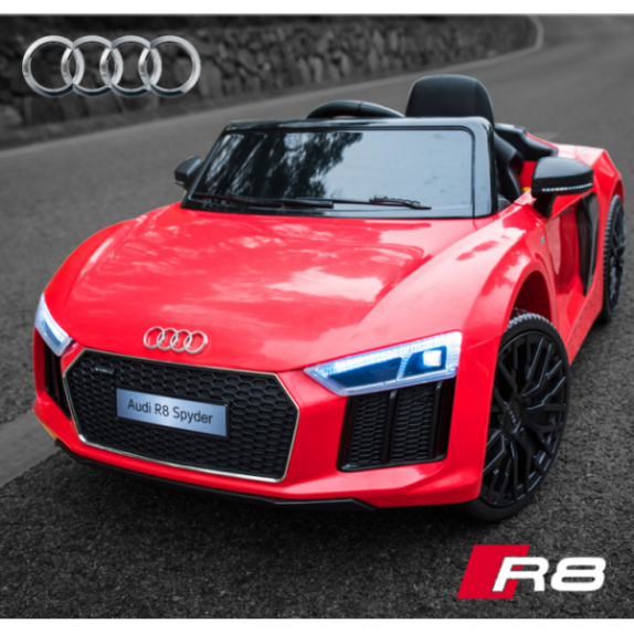 Ηλεκτροκίνητο Παιδικό Αυτοκίνητο Licensed Audi R8 Spyder 12V Κόκκινο