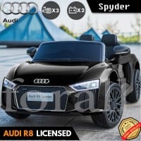 Ηλεκτροκίνητο Παιδικό Αυτοκίνητο Licensed Audi R8 Spyder 12V Μαύρο 