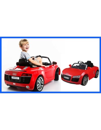 Ηλεκτροκίνητο Παιδικό Αυτοκίνητο Licensed Audi R8 Spyder 12V Κόκκινο
