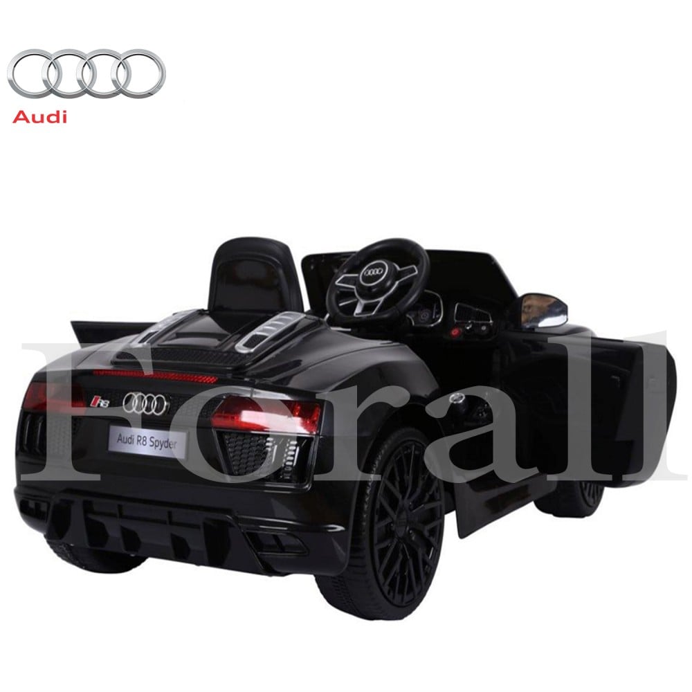 Ηλεκτροκίνητο Παιδικό Αυτοκίνητο Licensed Audi R8 Spyder 12V Μαύρο 