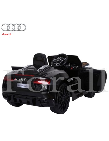 Ηλεκτροκίνητο Παιδικό Αυτοκίνητο Licensed Audi R8 Spyder 12V Μαύρο 