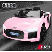 Kid Electric Car Licensed Audi R8 Spyder 12V Pink Color 