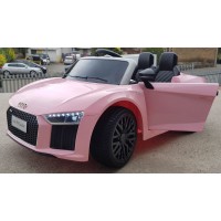 Kid Electric Car Licensed Audi R8 Spyder 12V Pink Color 