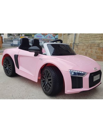 Ηλεκτροκίνητο Παιδικό Αυτοκίνητο Licensed Audi R8 Spyder 12V Ροζ 