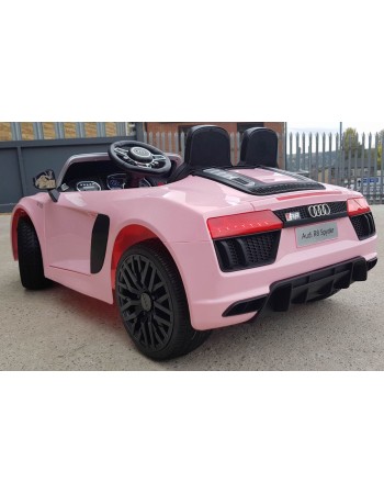 Ηλεκτροκίνητο Παιδικό Αυτοκίνητο Licensed Audi R8 Spyder 12V Ροζ 