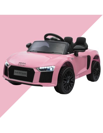 Ηλεκτροκίνητο Παιδικό Αυτοκίνητο Licensed Audi R8 Spyder 12V Ροζ 