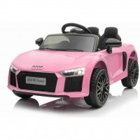 Kid Electric Car Licensed Audi R8 Spyder 12V Pink Color 