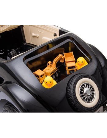 Ηλεκτροκίνητο παιδικό αυτοκίνητο Διθέσιο Vintage Licensed Mercedes Benz Typ 540K 12V σε μαύρο