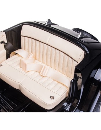 Ηλεκτροκίνητο παιδικό αυτοκίνητο Διθέσιο Vintage Licensed Mercedes Benz Typ 540K 12V σε μαύρο