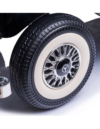 Ηλεκτροκίνητο παιδικό αυτοκίνητο Διθέσιο Vintage Licensed Mercedes Benz Typ 540K 12V σε μαύρο