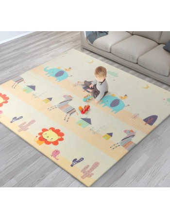 Βρεφικό χαλάκι δραστηριοτήτων Διπλής όψης αδιάβροχο και αντιολισθητικό 180x200cm L38