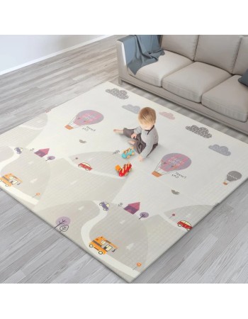 Βρεφικό χαλάκι δραστηριοτήτων Διπλής όψης αδιάβροχο και αντιολισθητικό 180x200cm L38